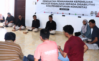 Bawaslu Kota Palu terus mendorong pendidikan kepemiluan kepada masyarakat di segala linih masyarakat. Salahsatunya telah dilaksanakan sosialisasi kepemiluan kepada penyandang disabilitas, Selasa (28/7/2026). 