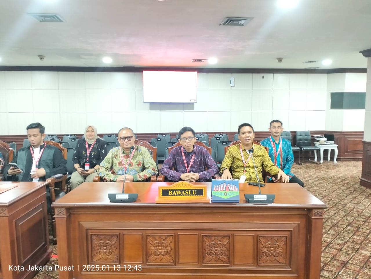 Hadiri Sidang Sengketa Hasil, Bawaslu Kota Palu jadi Pihak Pemberi Keterangan