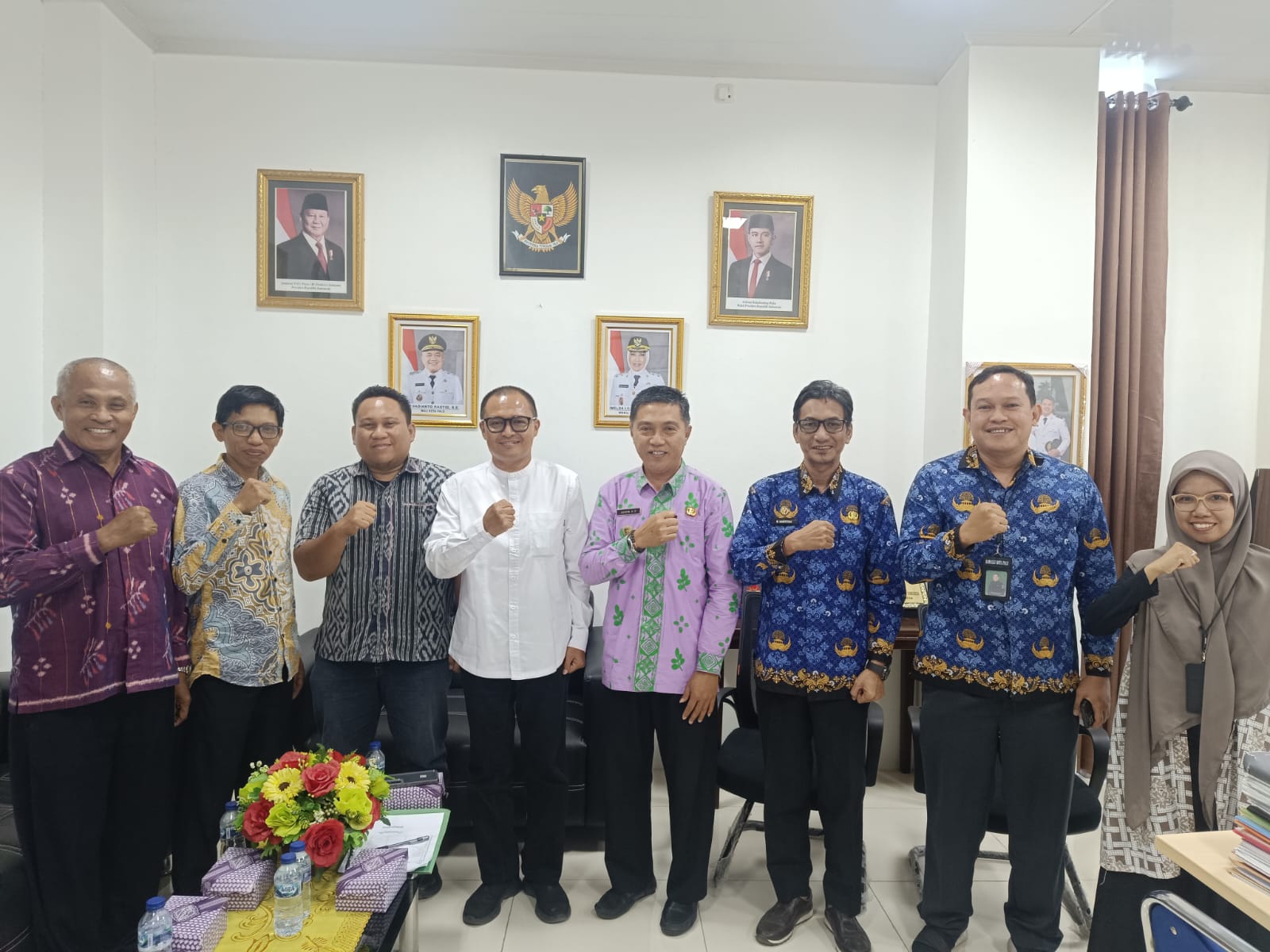 Kesbangpol Buka Ruang Kolaborasi Pendidikan Politik dengan Bawaslu Kota Palu 