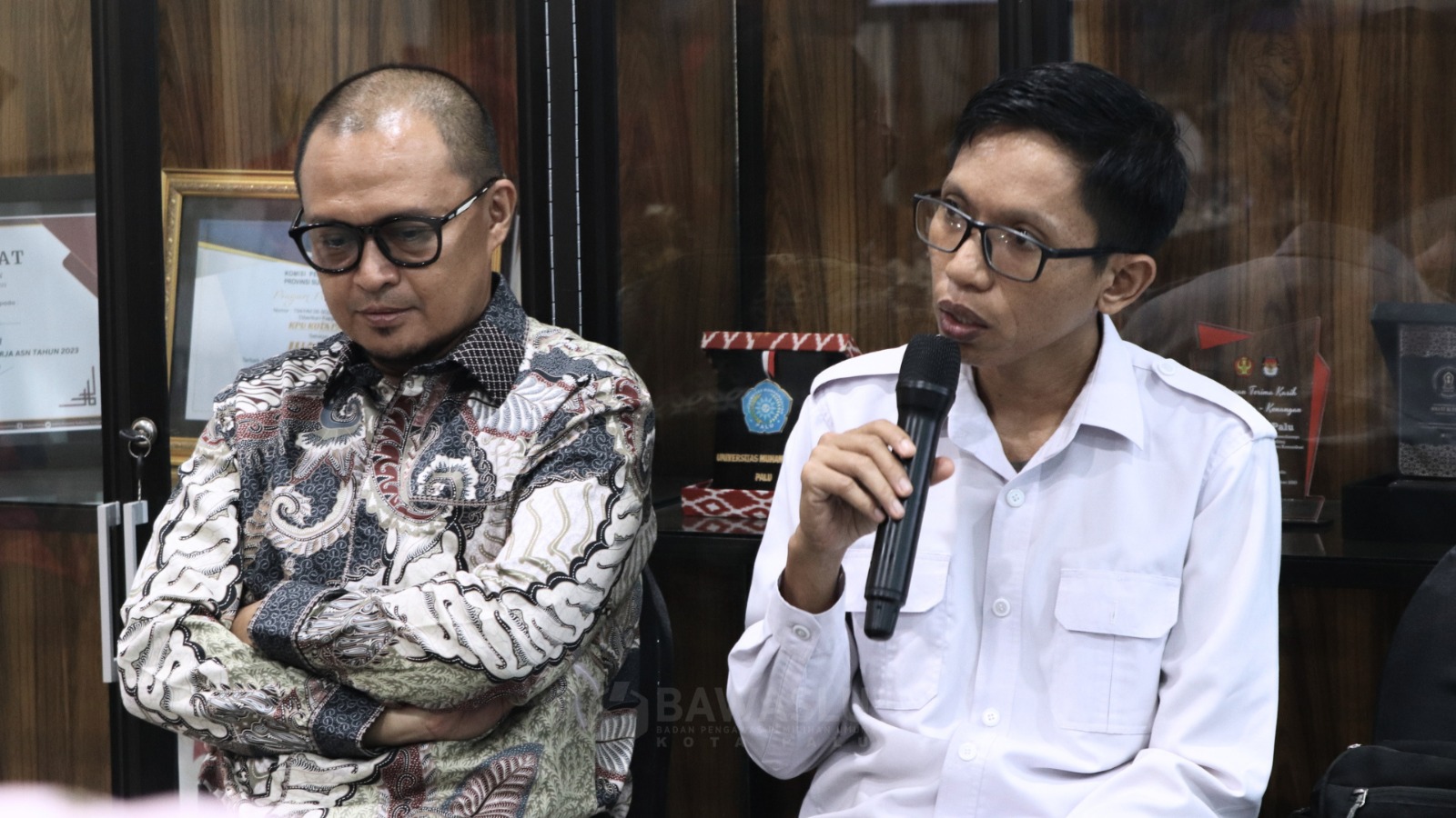 Bawaslu Kota Palu terus mengawal kualitas data pemilih pada Rapat Pleno Terbuka Penetapan Rekapitulasi Pemutakhiran Data Pemilih Berkelanjutan (PDPB) Triwulan II Tahun 2026 tingkat Kota Palu, Rabu (1/7/2026).