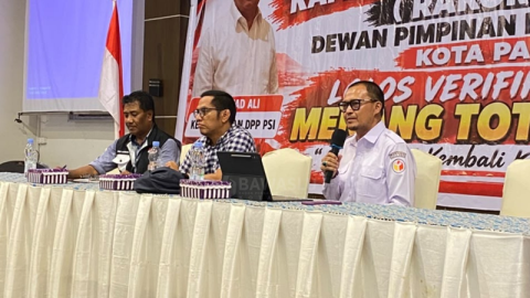 Ketua Bawaslu Kota Palu, Agussalim Wahid, mengingatkan bahaya pencatutan nama anggota partai saat menjadi narasumber dalam Rapat Koordinasi Daerah (Rakorda) Partai Solidaritas Indonesia (PSI)