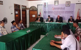BAWASLU KOTA PALU KABULKAN PERMOHONAN ZAINUDDIN TAMBUALA-NURSALAM