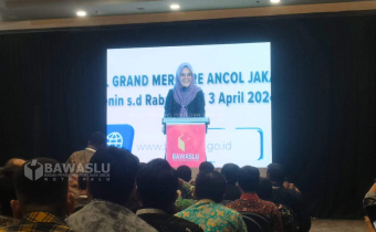 Rakornas Evaluasi Manajemen Publikasi Media Sosial dan Pemberitaan Bawaslu Untuk Demokrasi yang Transparan