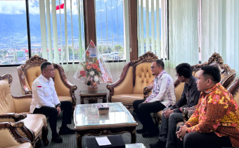 Silaturahmi Bawaslu Kota Palu kepada Wali Kota Palu