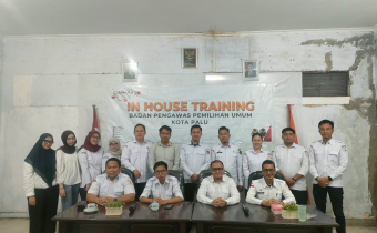 In House Training jadi Wadah Bawaslu Kota Palu Tingkatkan Kualitas Pelayanan Informasi